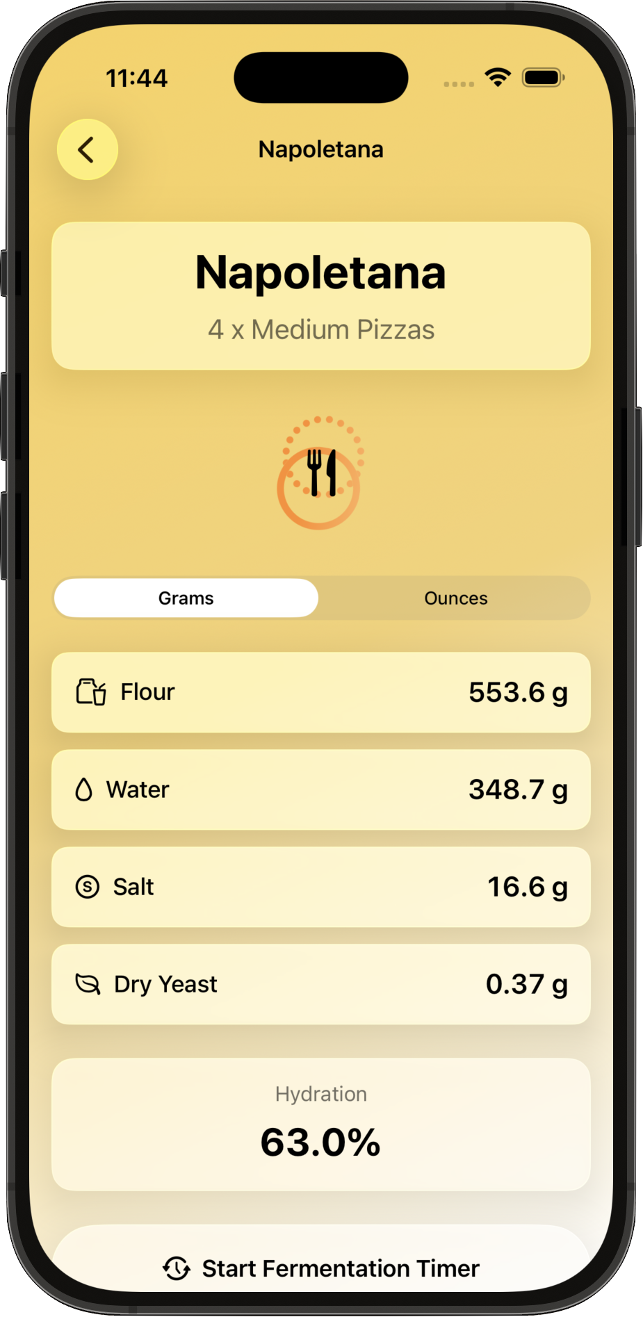 My Pizza Calculator screenshot 2